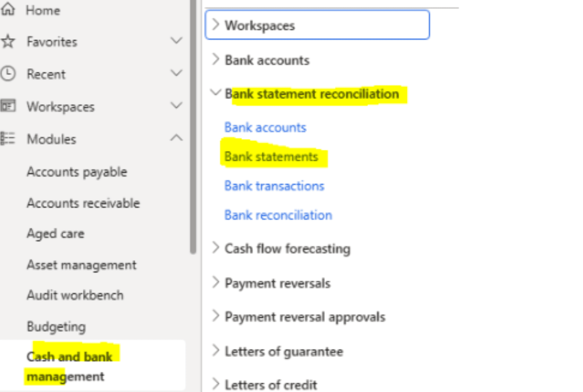 Dynamics 365 Banking Connector overview dashboard
