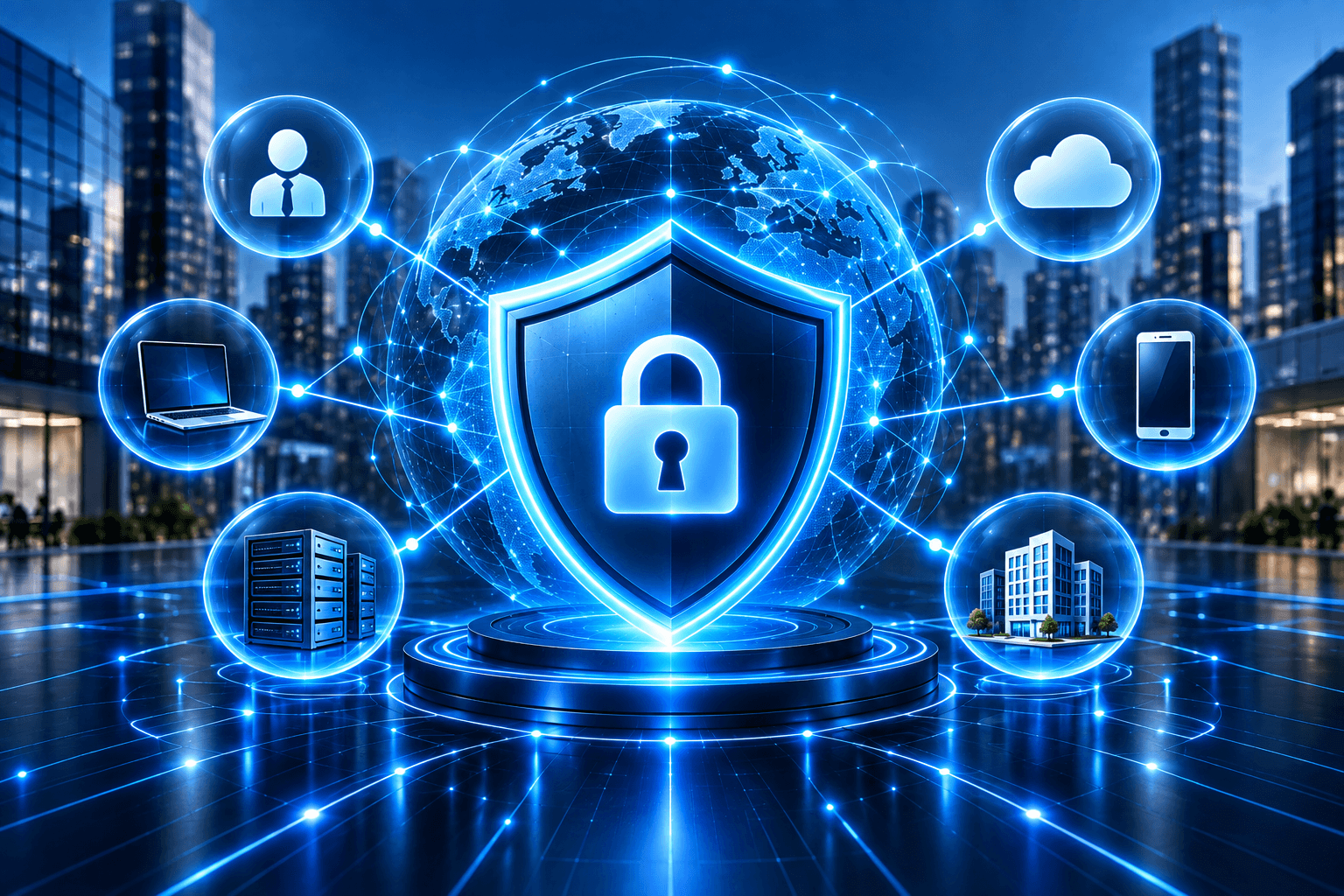 Zero Trust network security illustration