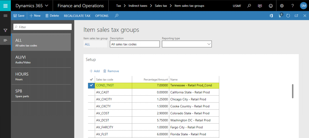 Microsoft dynamics finance and operation