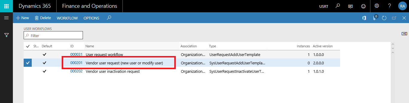 VendorUserRequestWorkflow