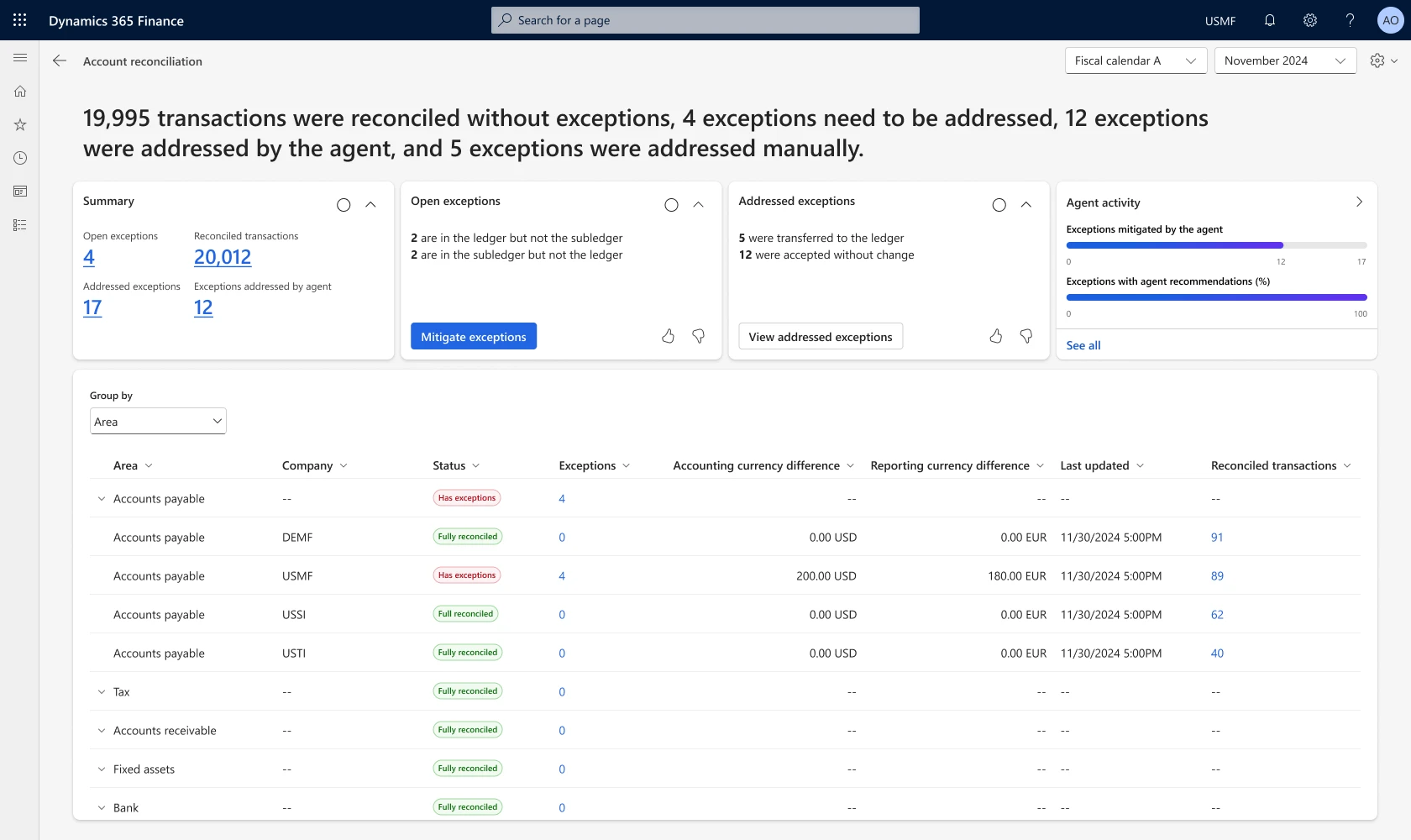 Account Reconciliation Agent