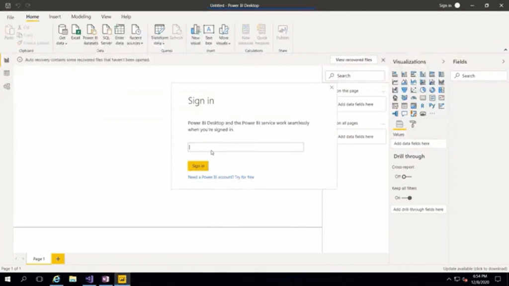 Create your Power BI report