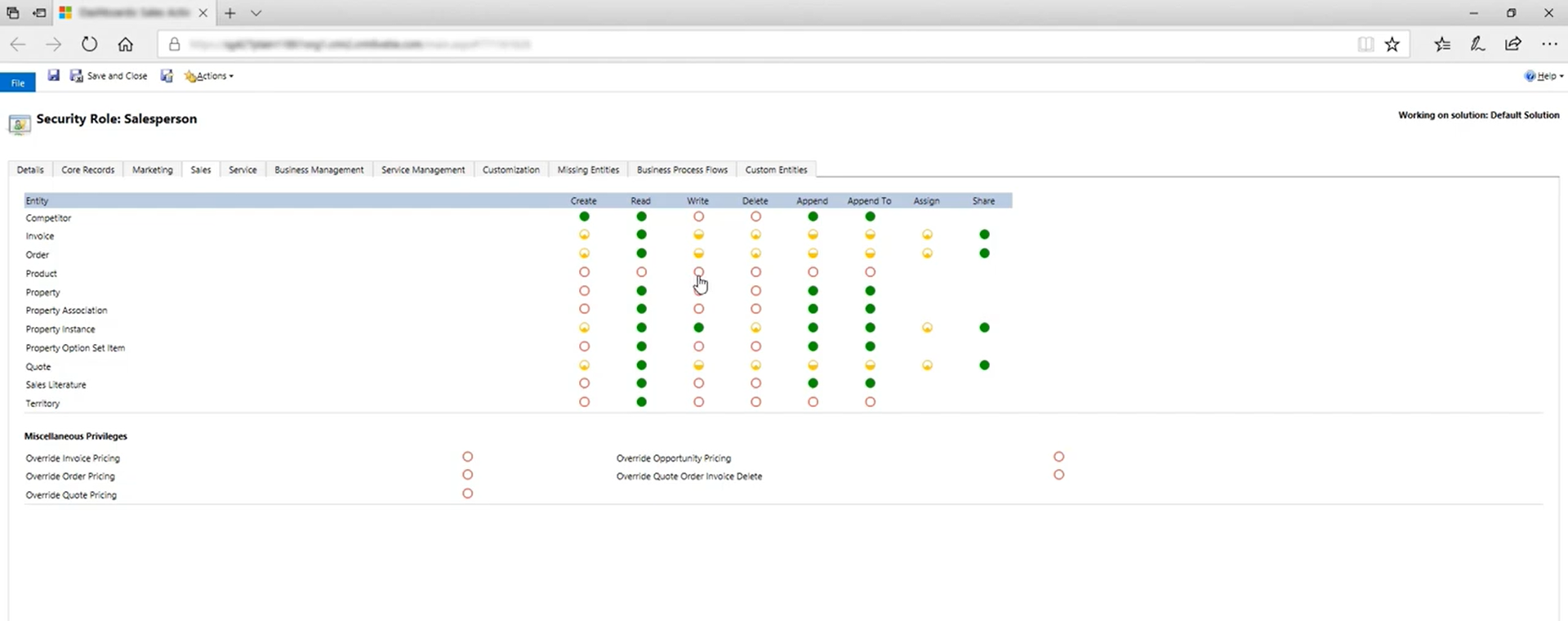 Select the necessary roles and click Save.