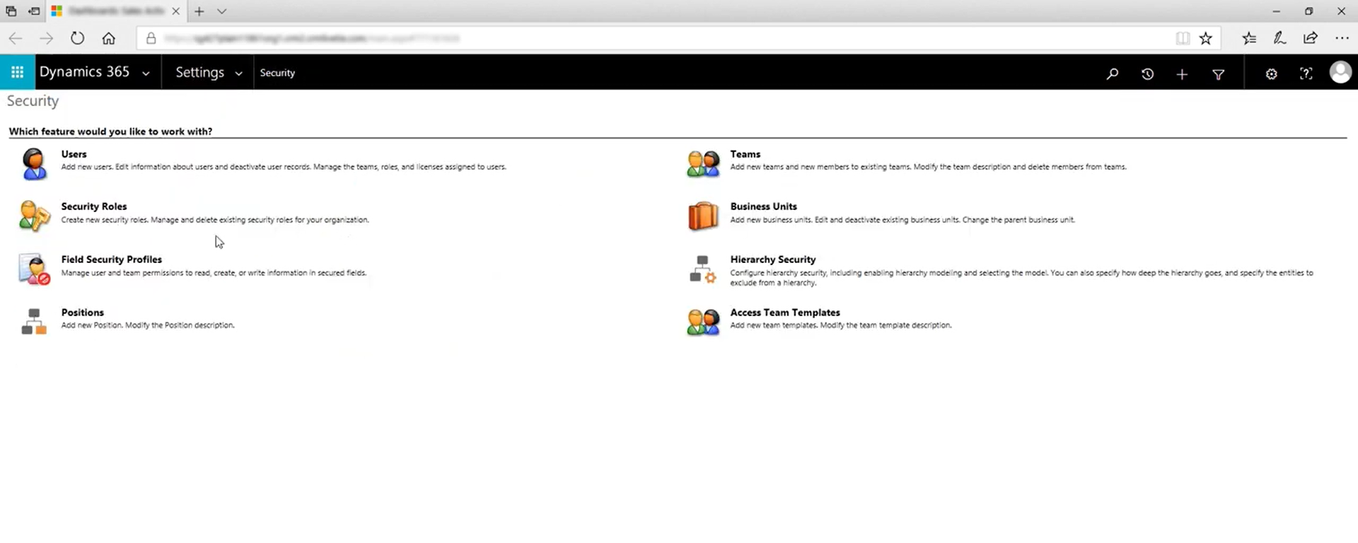 Select the user and click Manage Security Roles.