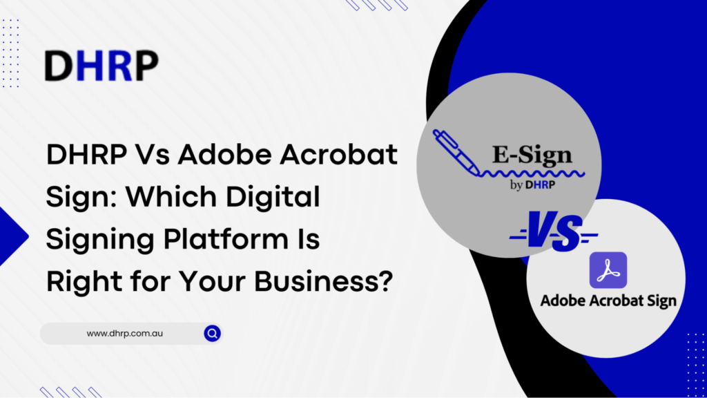 DHRP Vs Adobe Acrobat esign